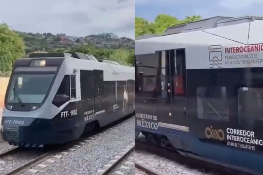 VIDEO: Así se ve el tren turístico que era de Puebla en el Corredor Interoceánico