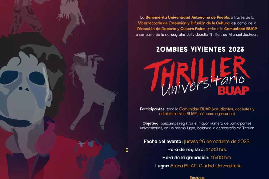 BUAP zombies vivientes 2023 thriller
