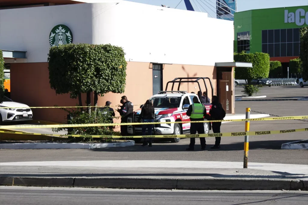 balacera afuera de Starbucks de Las Ánimas
