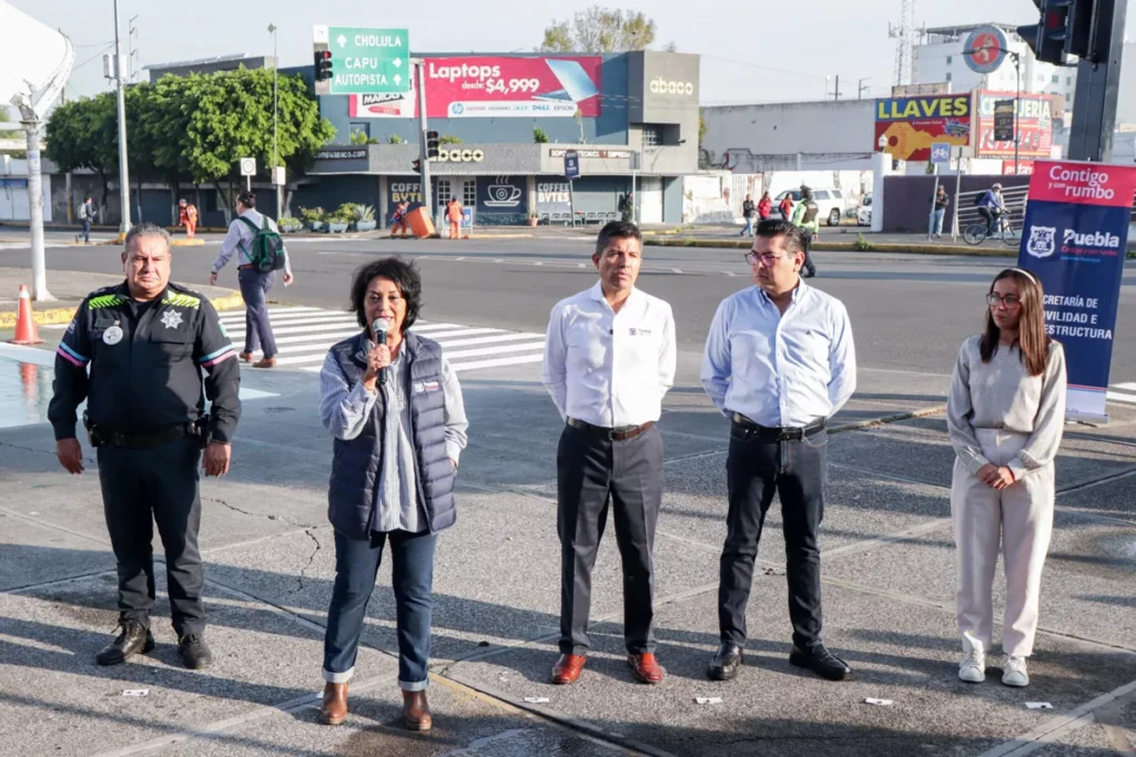 Ayuntamiento de Puebla invierte 7.2 mdp en rehabilitar el bulevar Norte 15 Eduardo Rivera Blrvd Norte y Blrvd Aaron Merino 2
