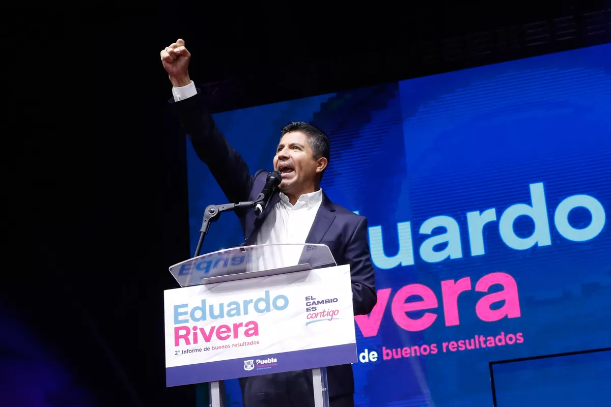 Lalo Rivera destaca logros en materia de seguridad, obra pública y economía en Puebla 15 Informa de Actividades Eduardo Rivera Puebla 9