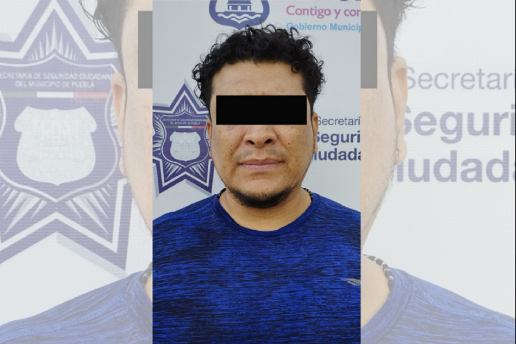 Dos integrantes de la banda "Los Godofredo" detenidos por la Policía Municipal de Puebla