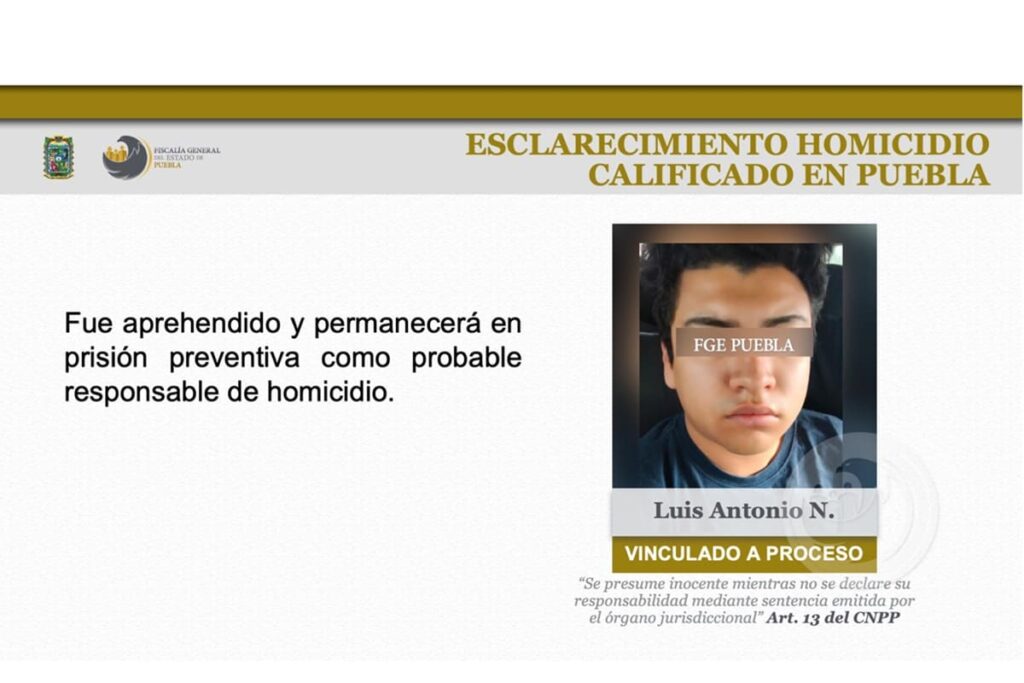 Luis Antonio N asesinó a Fernando C en el motel Kenya de Puebla
