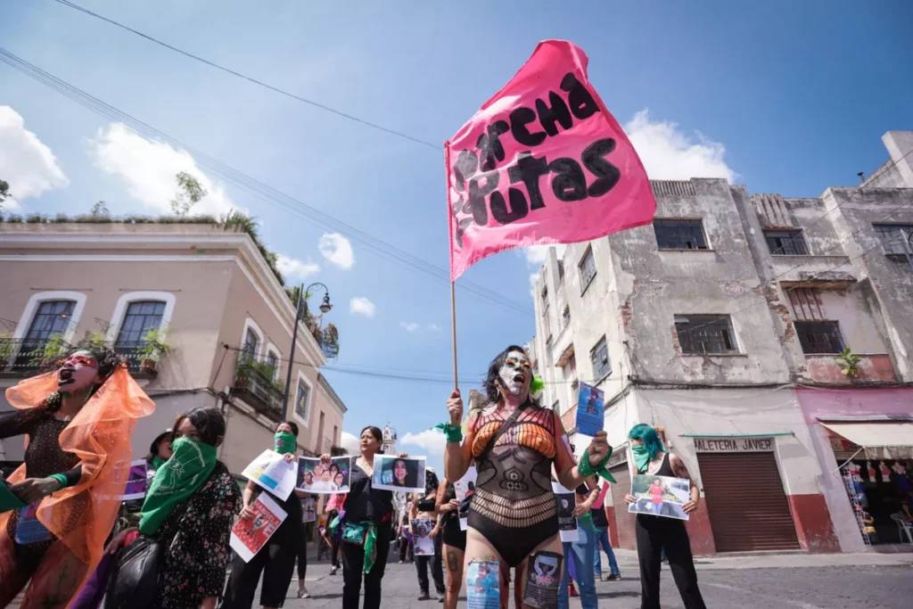 Marcha de las putas puebla 2023