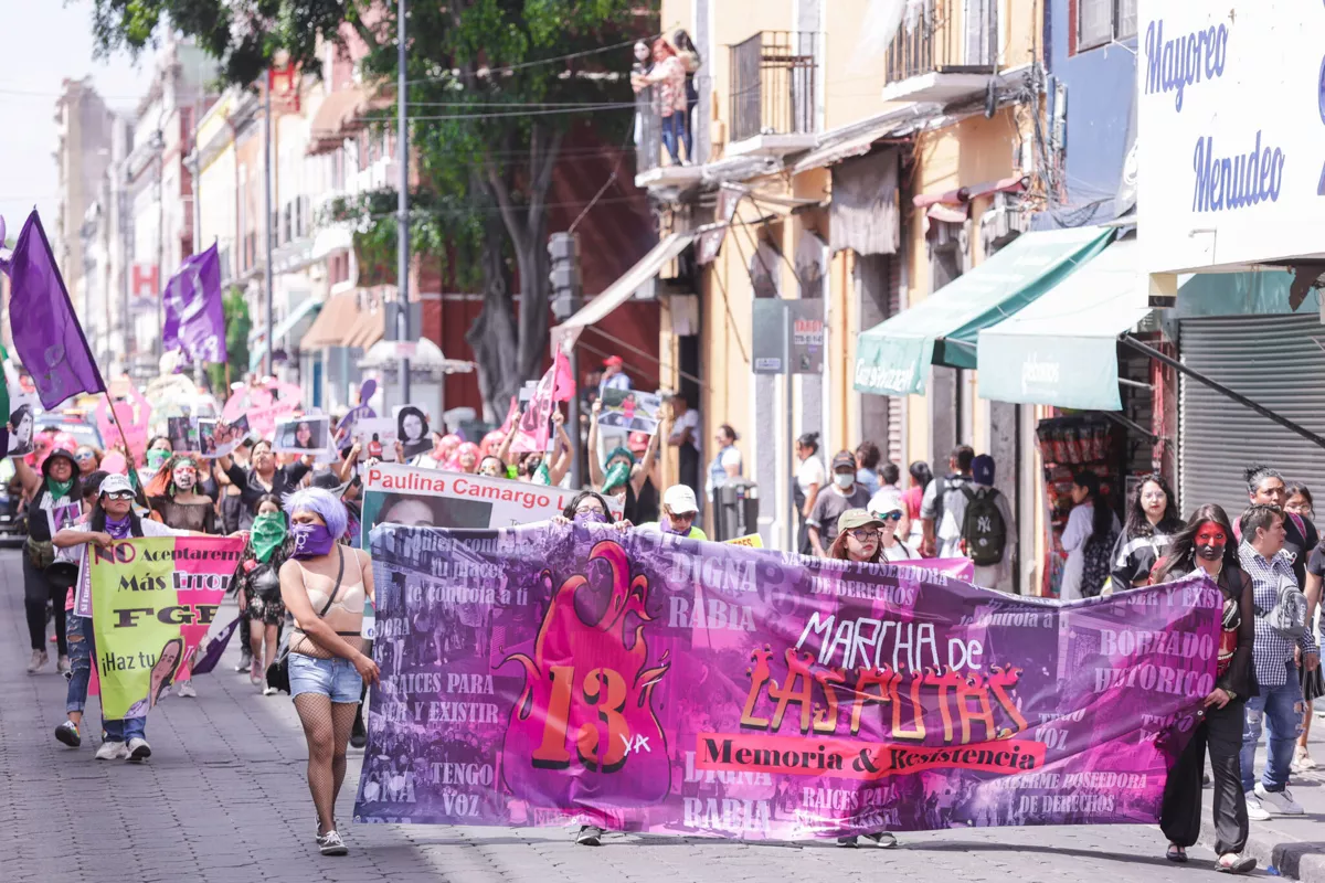 Marcha de las putas Puebla 2023 11