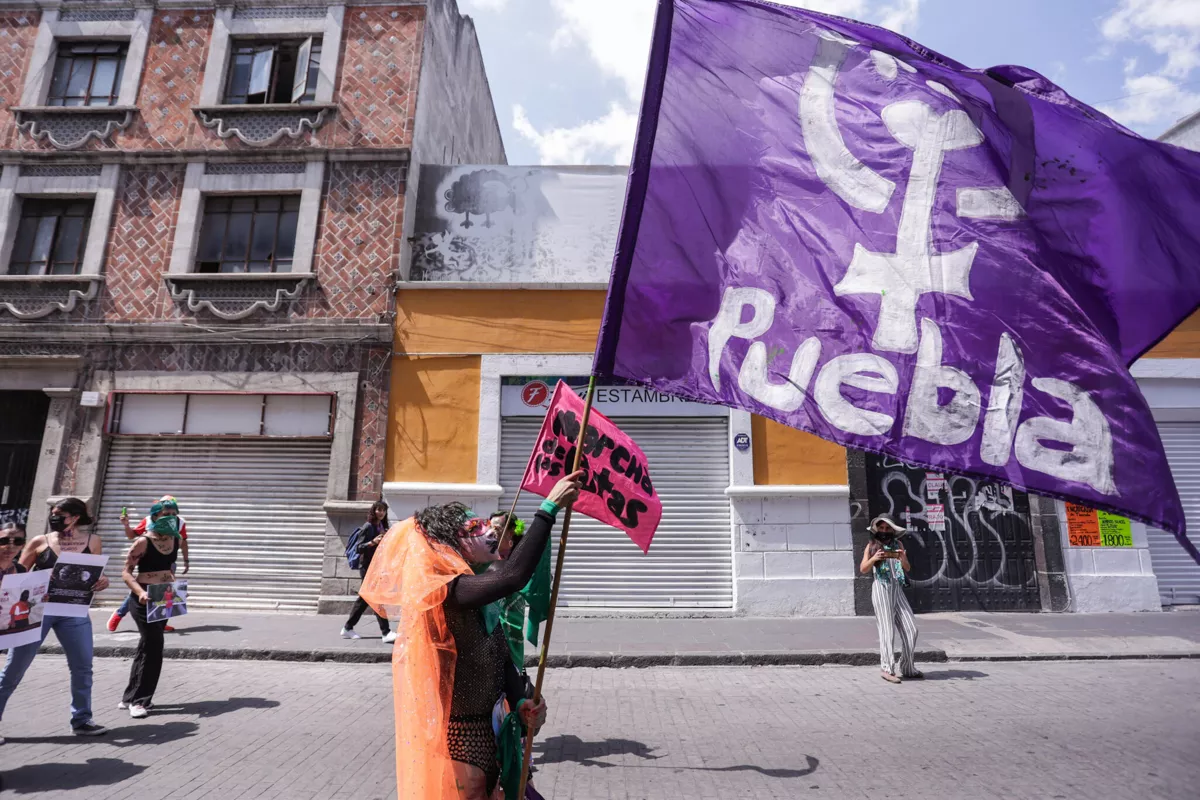 Marcha de las putas Puebla 2023 7