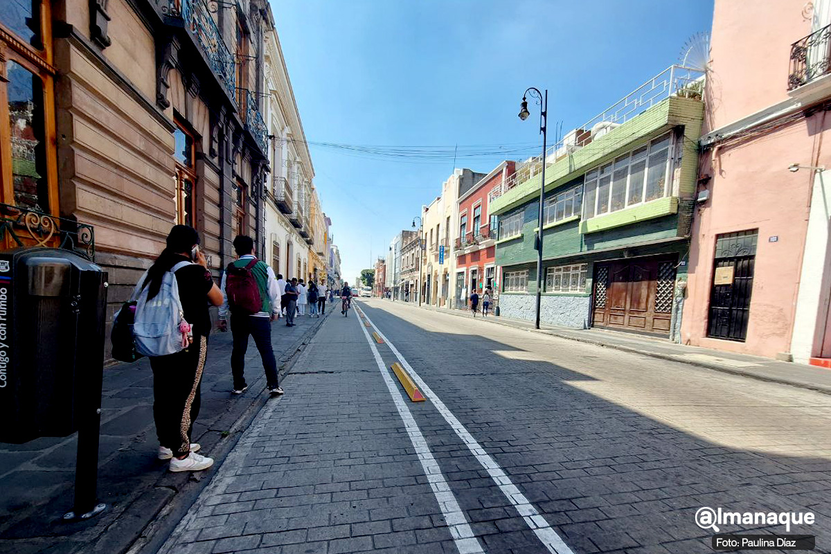FOTOS: La nueva ciclovía de la 9 Norte-Sur a la avenida Nacional en Puebla 1 Nuevas ciclovias Puebla 2023 4