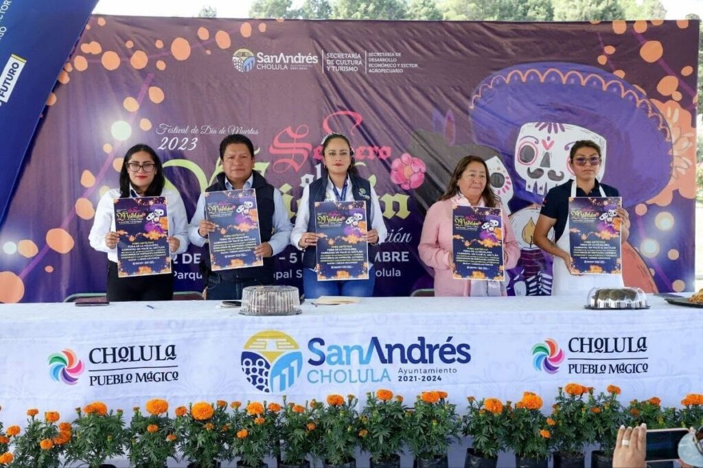 Presenta Ayuntamiento de San Andrés Cholula la Tercera Edición "Sendero al Mictlán"