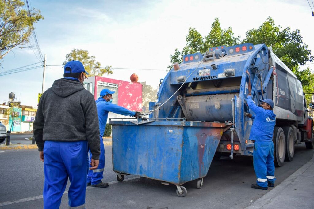Separacion de residuos fraccionamientos de Puebla