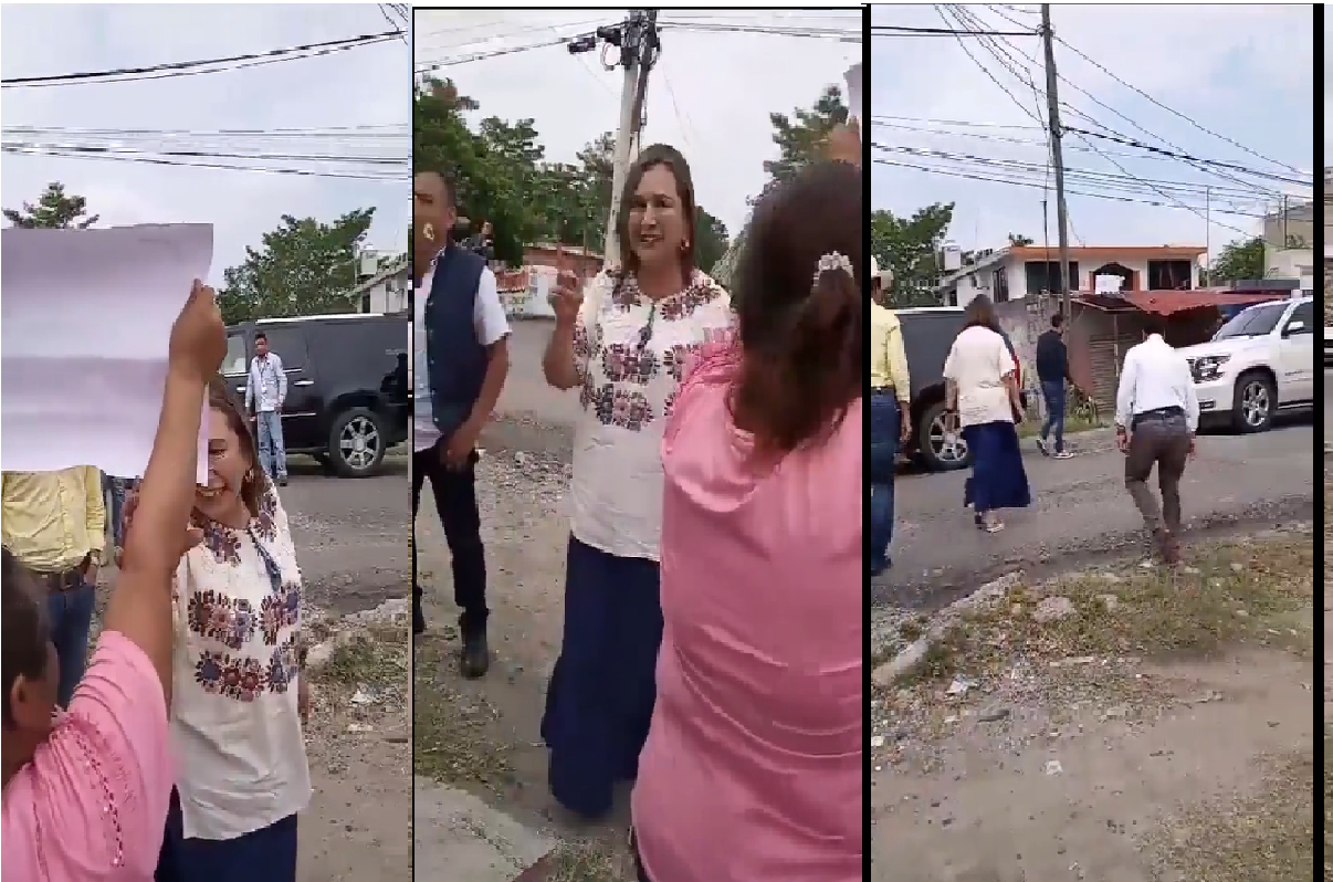 Abuchean a Xóchitl Gálvez en su visita a Tabasco 3 Xóchitl Gálvez Tabasco