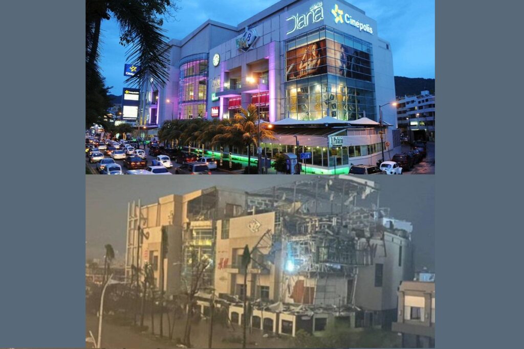 acapulco antes y despues de otis