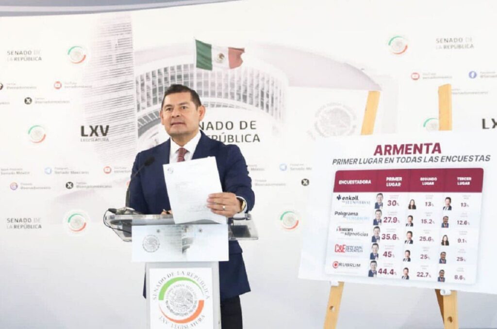 alejandro armenta pide licencia al senado