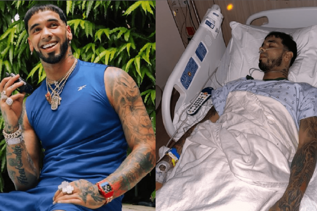 Anuel se recupera de una cirugía de emergencia y pide oraciones a sus fans
