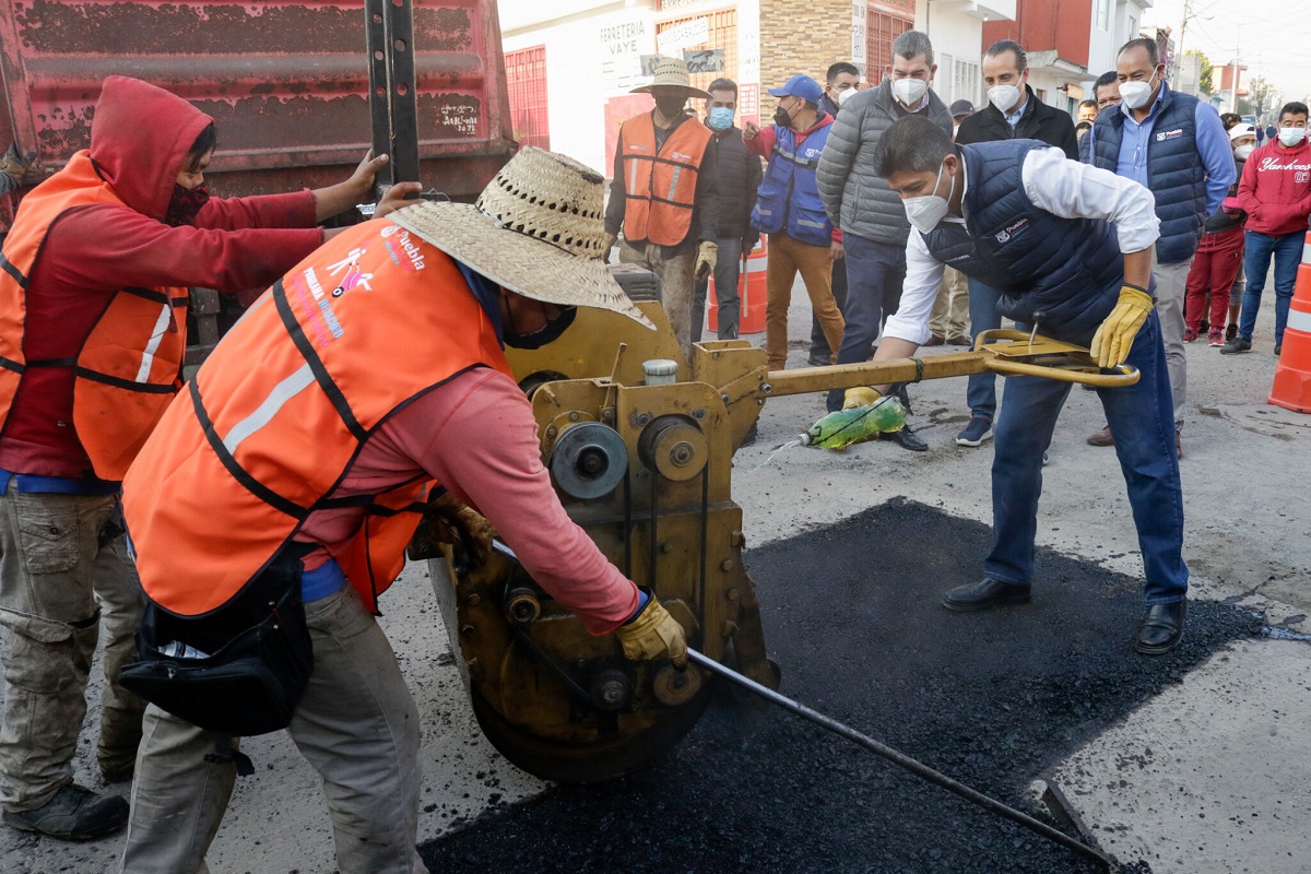 Ayuntamiento de Puebla invertirá 60 mdp para otra etapa del programa de bacheo permanente 9 bacheo permanente en Puebla