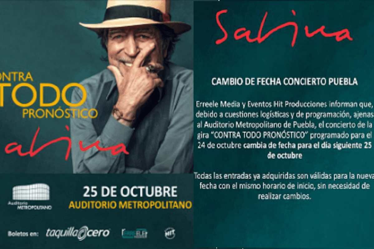 ¿Reembolsarán el dinero de los boletos? Lo que se sabe de la cancelación del concierto de Joaquín Sabina en Puebla 1 cancelacion del concierto de joaquin sabina en Puebla 1