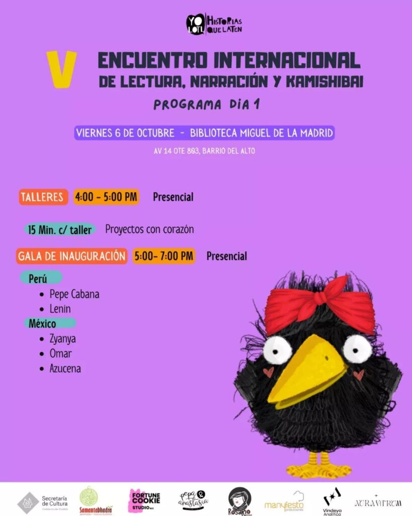 Cartelera encuentro cultural yolotl