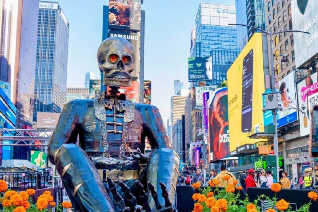 catrinas monumentales en times square