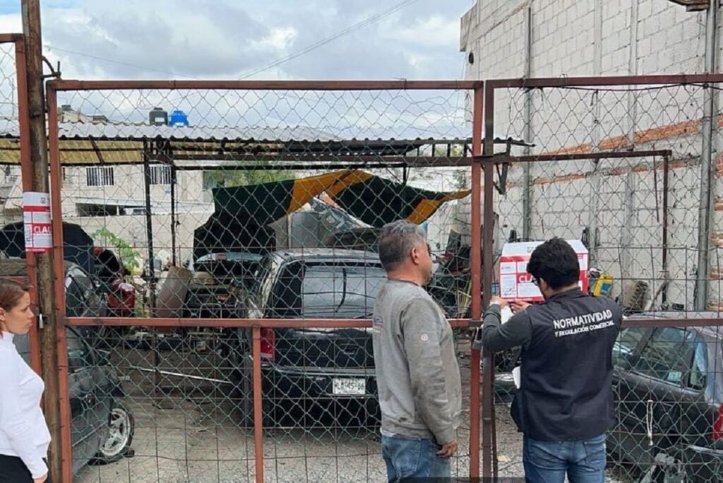 clausuran talleres mecanicos Puebla
