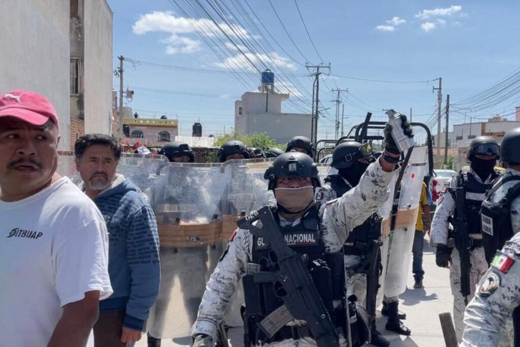 conflicto antorcha guardia nacional