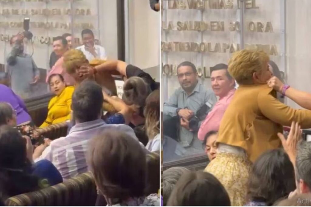pelea en el congreso de sonaro