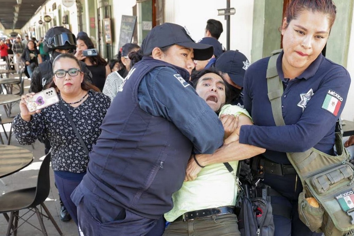 Derechos Humanos abre investigación contra Paola Angón por represión 9 detienen a juan carlos cacho