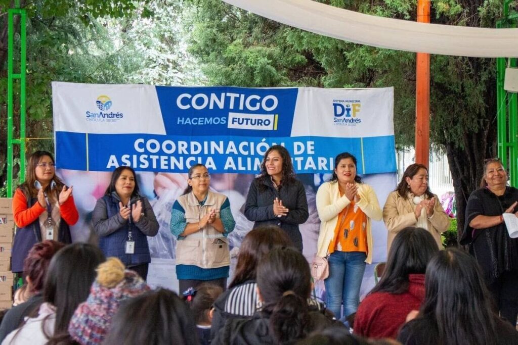 DIF de San Andrés Cholula entrega desayunos a niños y niñas de preescolar