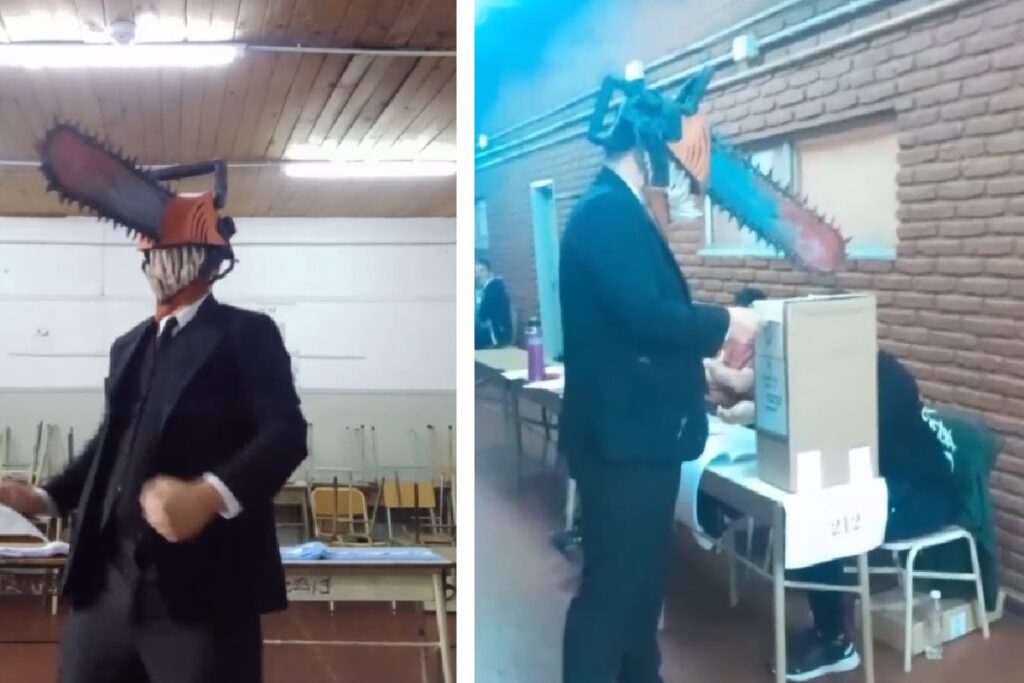 el loco de la motosierra