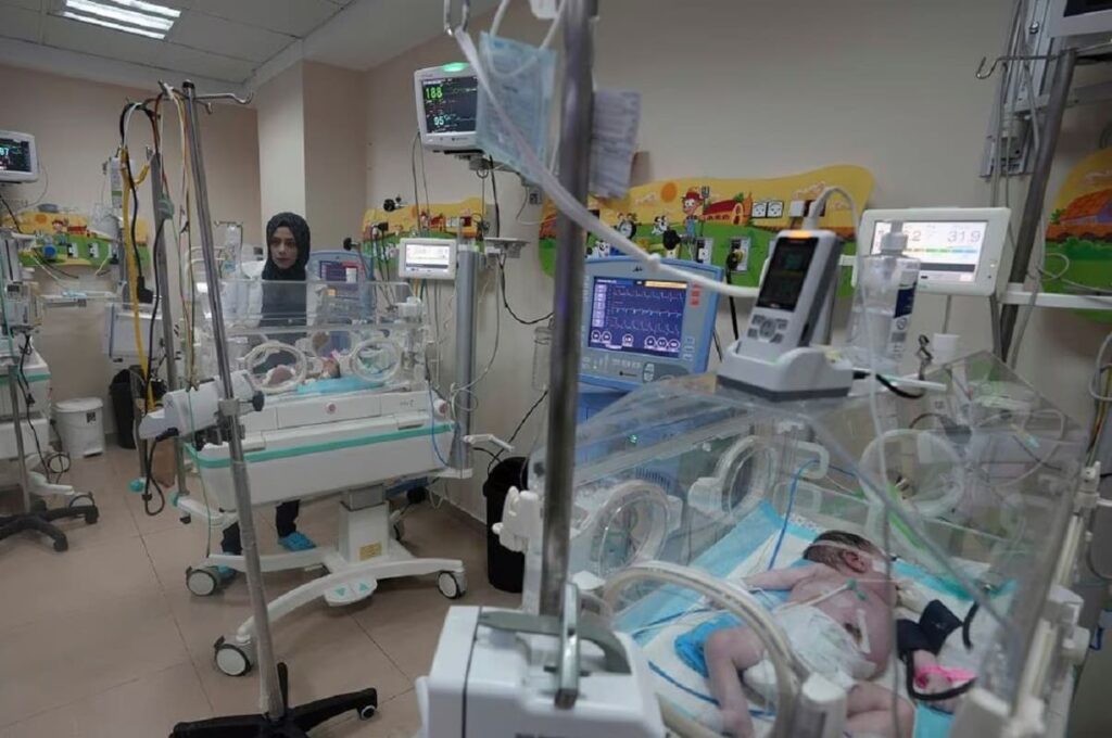 franja de gaza 120 bebes en incubadoras en riesgo