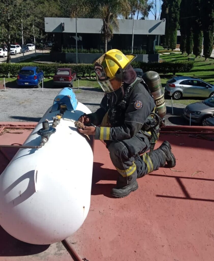 fuga de gas UTp Puebla