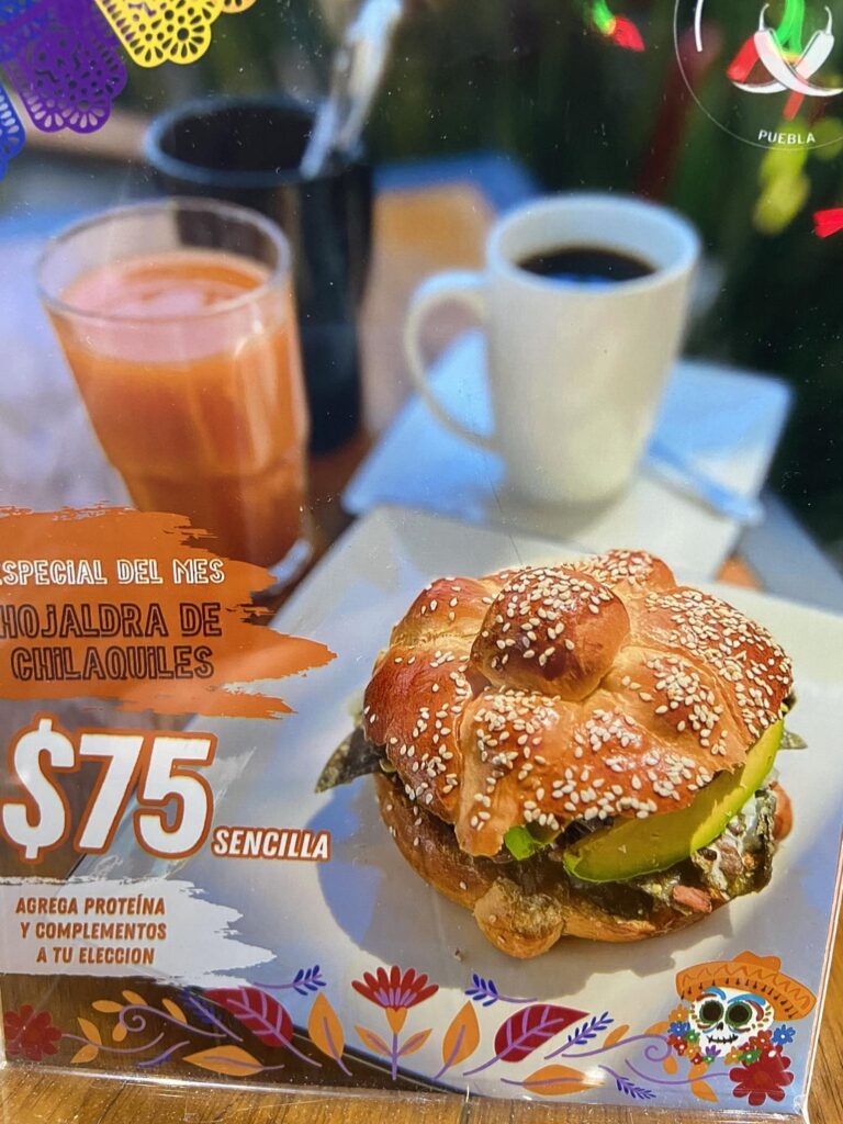 hojaldra de chilaquiles en puebla