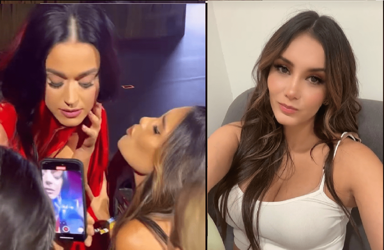 La poblana que besó a Katy Perry en la fiesta de Televisa