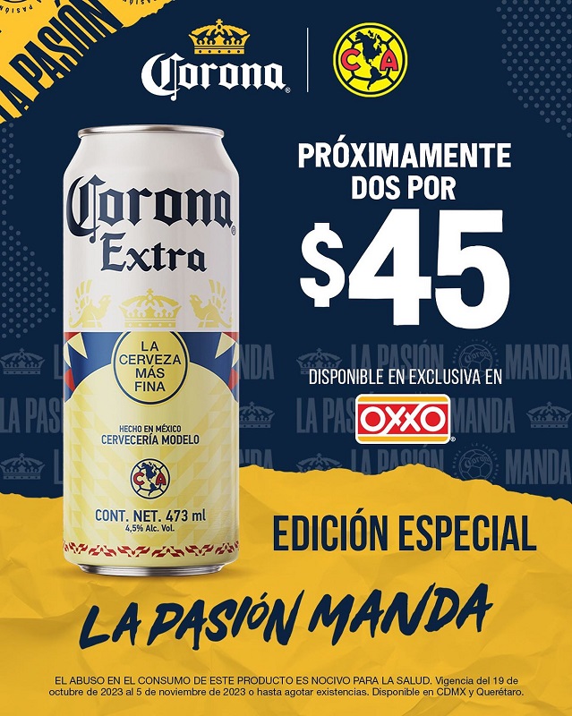 Corona celebra los 107 años del América con una lata especial