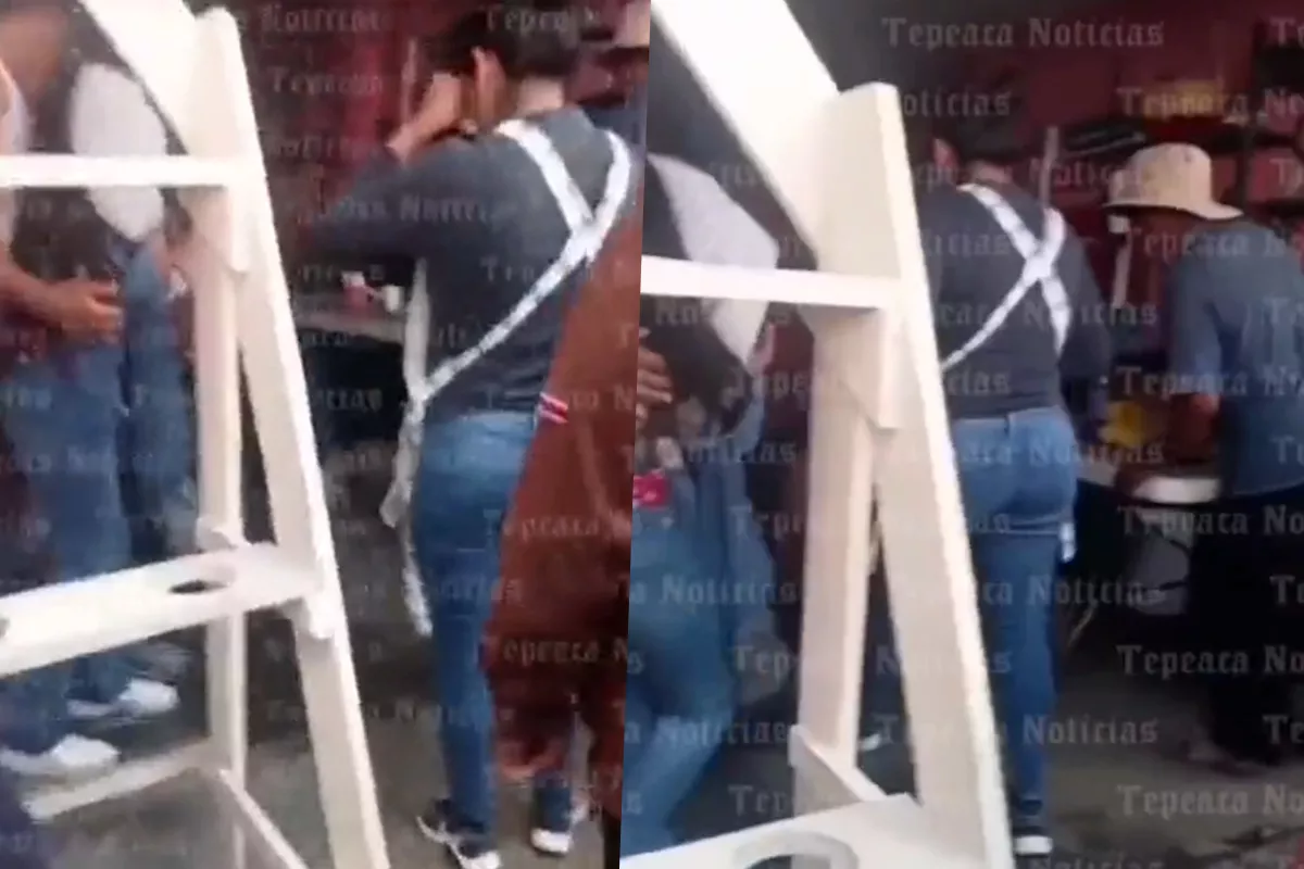VIDEO: Motociclistas matan a vendedor de flores en el mercado de Tepeaca 1 mercado municipal de Tepeaca asesinato