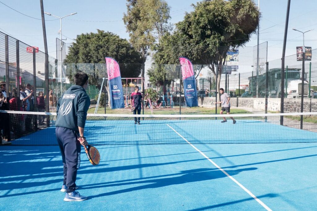 nueva cancha de pádel Ayuntamiento de Puebla
