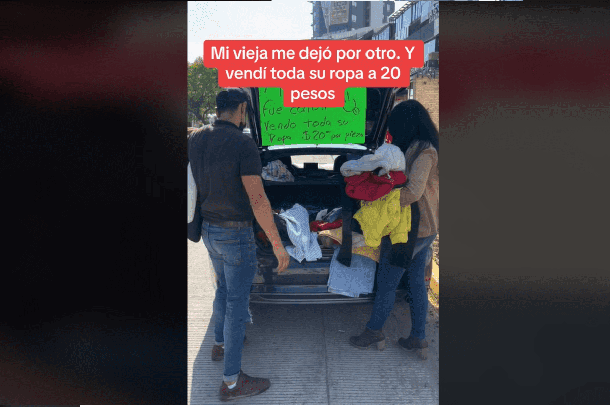 Poblano se hace viral: remata ropa de su ex luego de que lo dejó por su hermano (VIDEO) 1 poblano viral