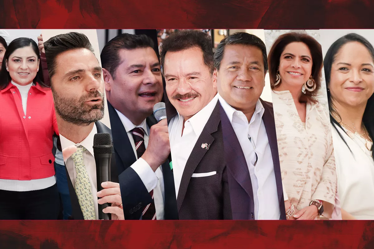 Elección 2024 en Puebla: Morena confirma a 7 aspirantes por la gubernatura de Puebla 10 pre candidatos gubernatura de Puebla MORENA