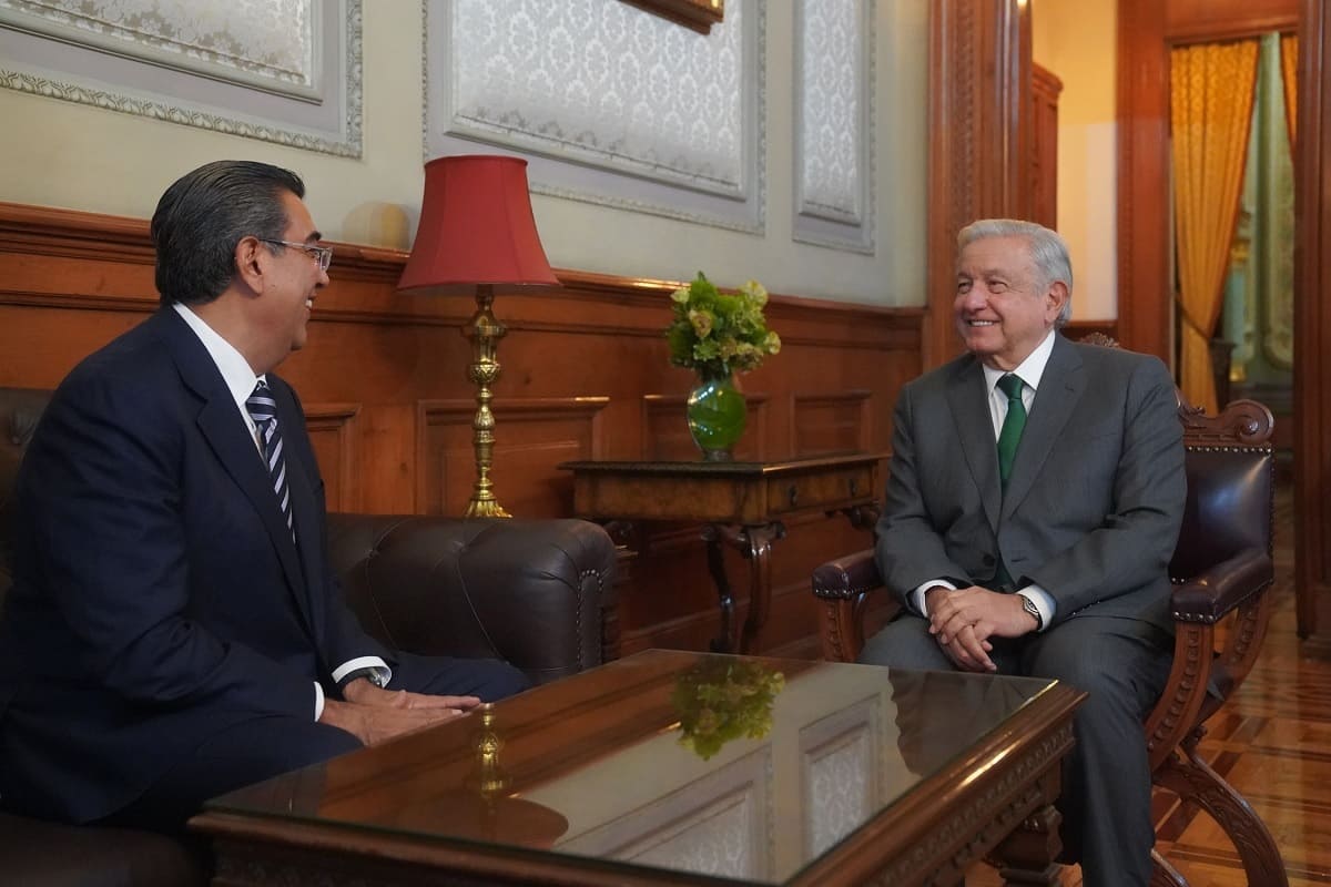 López Obrador se reúne con Sergio Salomón: “en beneficio de Puebla” 9 reunion lopez obrador sergio salomon