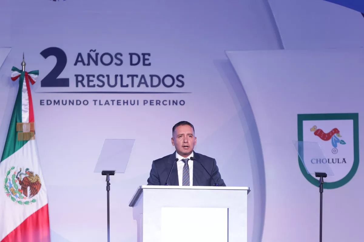 Mi futuro político está en manos de los ciudadanos de Cholula y no de mis detractores: Tlatehui 10 segundo informe Edmundo Tlatehui 2