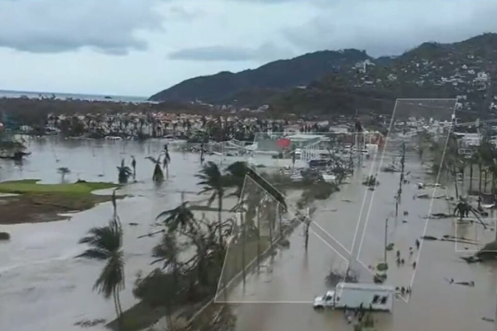 Zona Diamante en Acapulco luce devastada tras paso de huracán 'Otis'