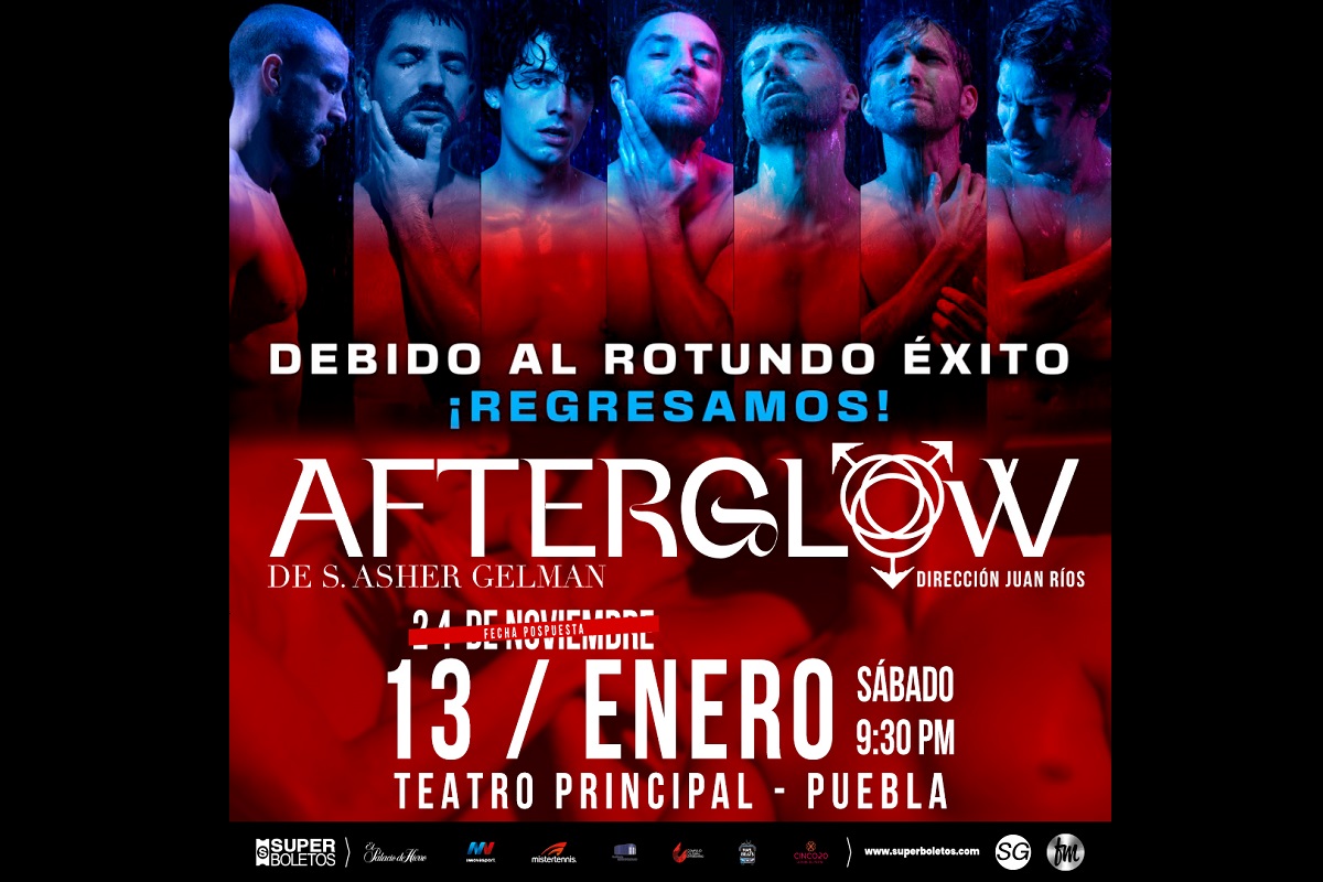 Afterglow, la obra erótica que se presentará en el Teatro Principal, cambia de fecha en Puebla 1 afterglow en puebla