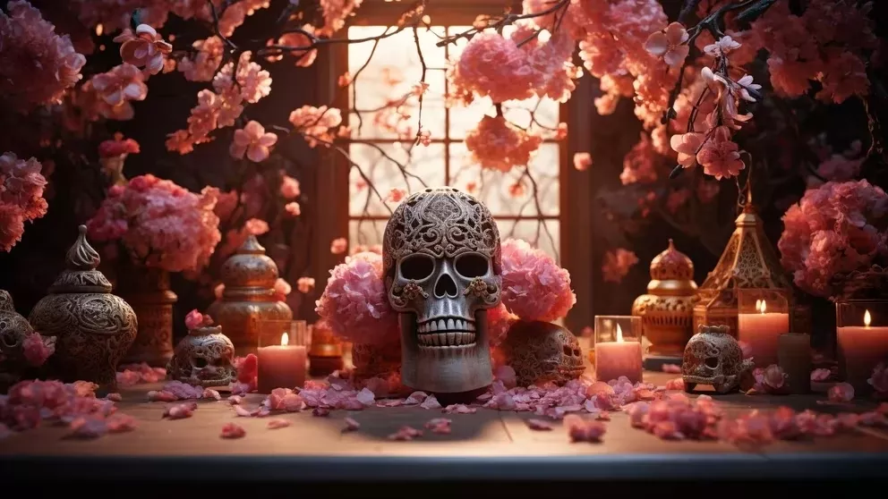 Ofrenda de Día de Muertos en Japón 