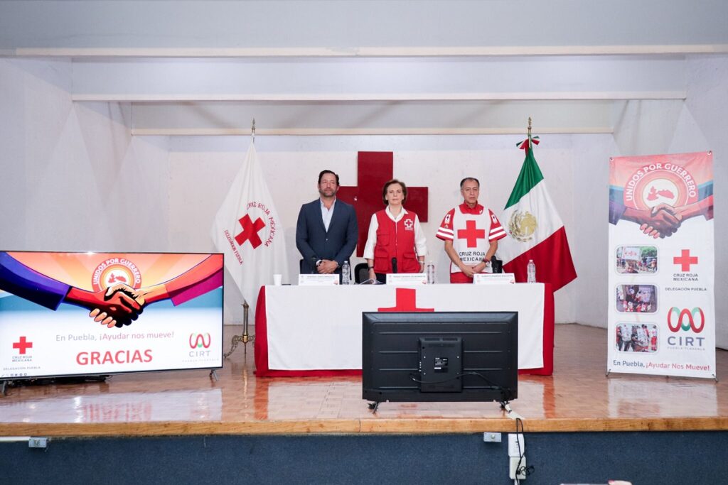 Cruz Roja Puebla manda 49 toneladas de ayuda humanitaria a damnificados de Guerrero 9 Cruz Roja Puebla recibe donaciones para damnificados en Guerrero