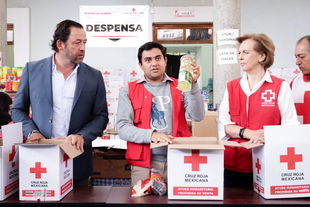 Cruz Roja Puebla recibe donaciones para damnificados en Guerrero 3