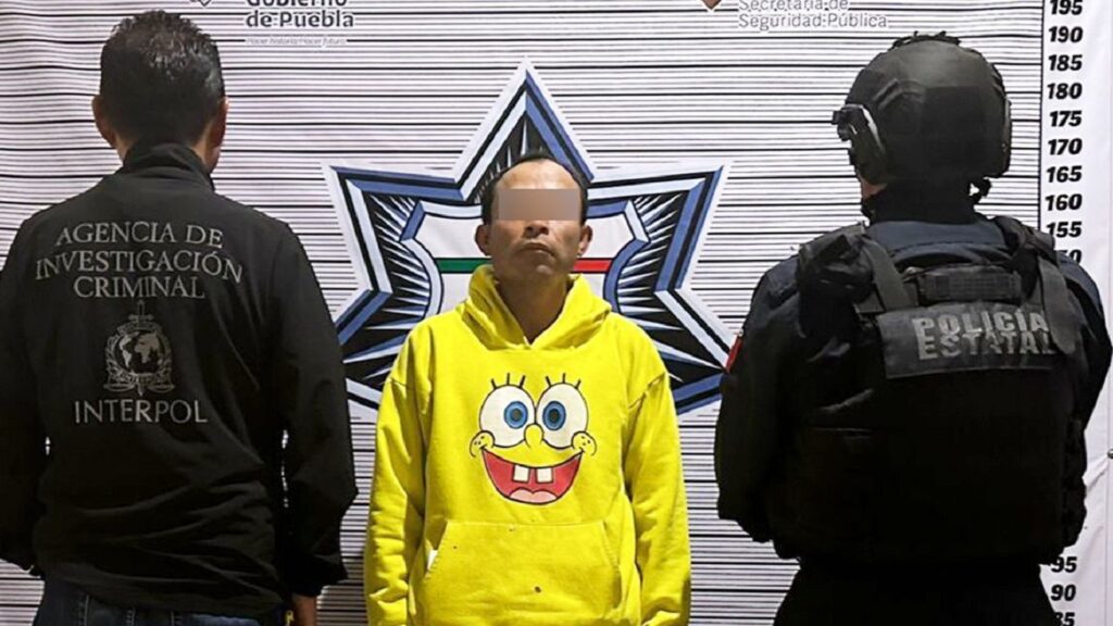 Detienen en Puebla a violador con orden de extradición a Estados Unidos