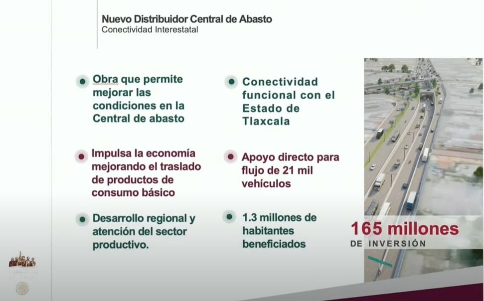 El 5 de diciembre inicia construcción del distribuidor vial Central de Abasto 