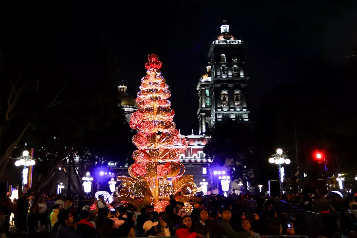 Encendido de Luces y Arbol de Navidad Ayuntamiento de Puebla 5
