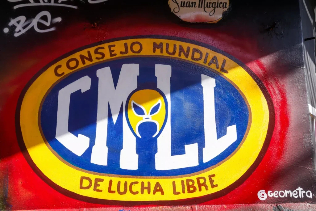 FOTOS: Arena Puebla estrena mural con los luchadores más emblemáticos de México 19 Inauguracion Mural Arte Lucha en la Arena Puebla 12