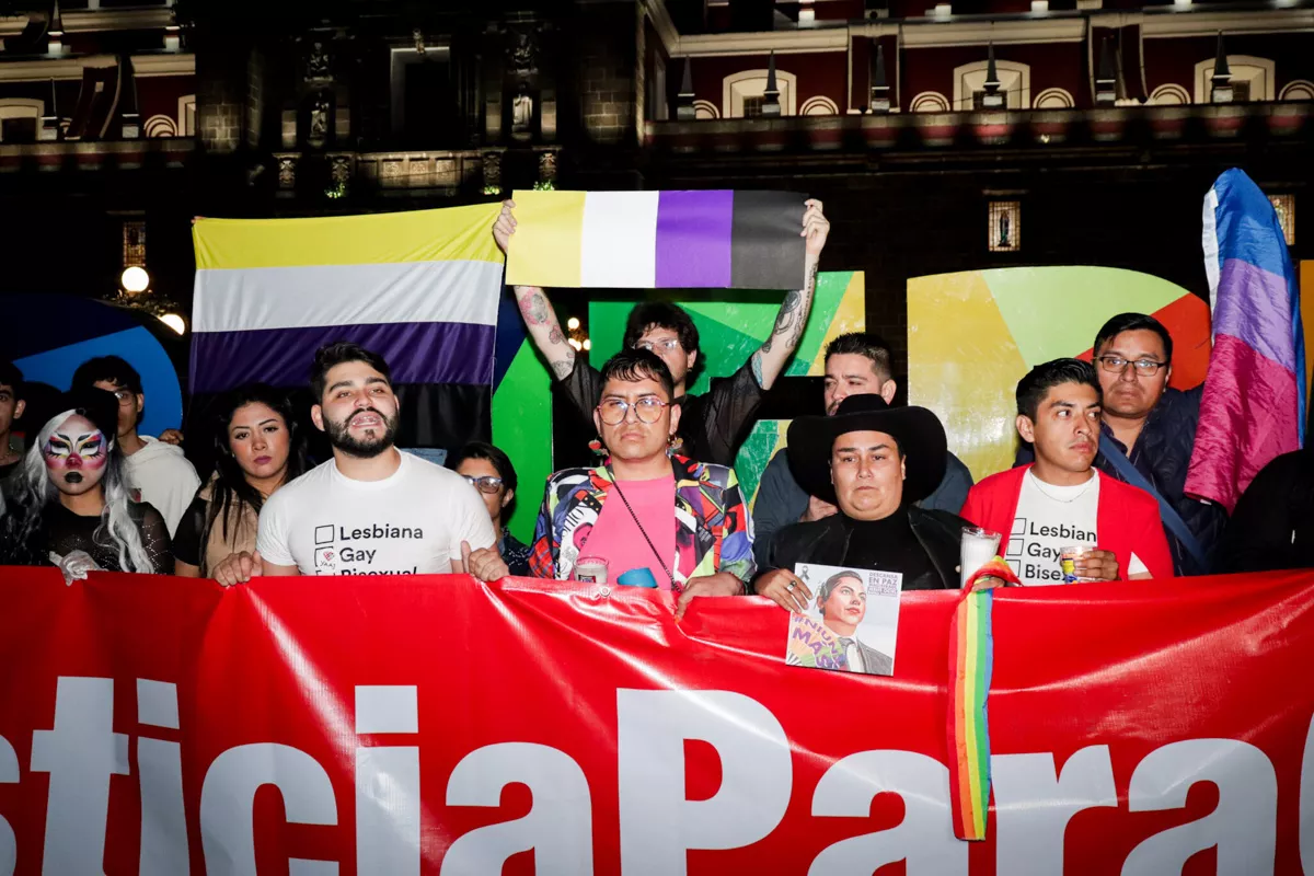 Justicia para el magistrade Ociel Baena zocalo de Puebla 3