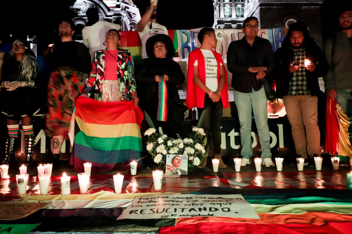 Justicia para el magistrade Ociel Baena zocalo de Puebla 4