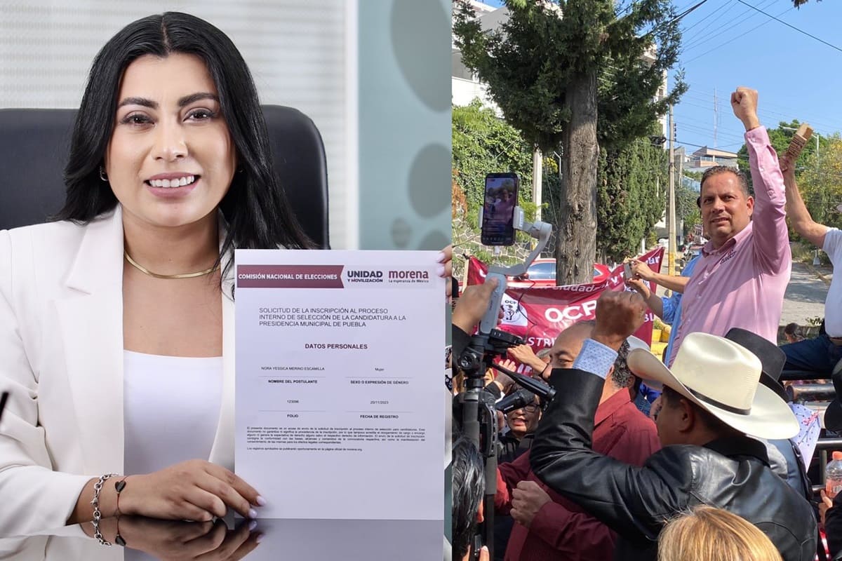 Nora Merino y Alejandro Carvajal se registran para la alcaldía de Puebla por Morena 1 Nora Merino y Alejandro Carvajal se registran para contender por la candidatura a la alcaldía de Puebla
